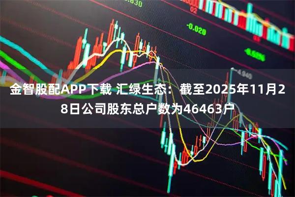 金智股配APP下载 汇绿生态：截至2025年11月28日公司股东总户数为46463户