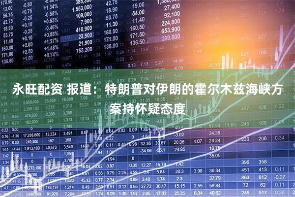 永旺配资 报道：特朗普对伊朗的霍尔木兹海峡方案持怀疑态度